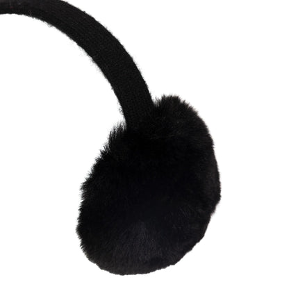 Black - Side - Trespass Unisex Adult Koy Foldable Earmuffs