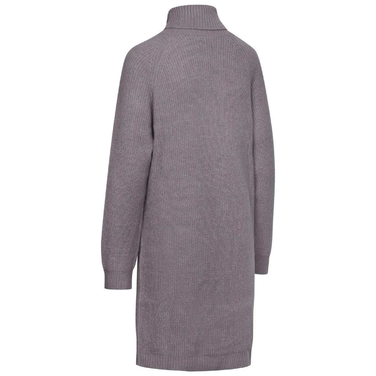 Grey Marl - Back - Trespass Womens-Ladies Mattia Knitted Sweater Dress