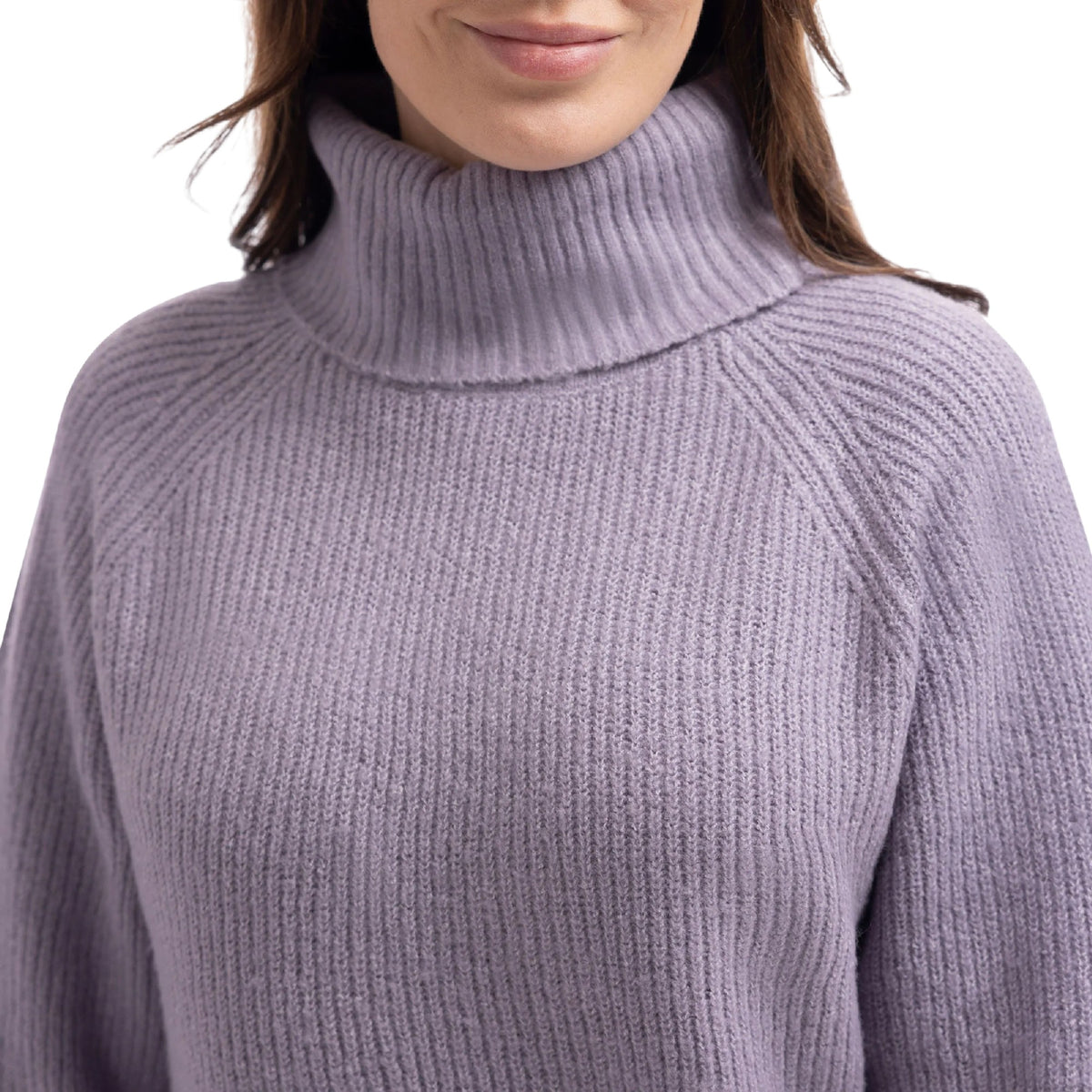 Grey Marl - Side - Trespass Womens-Ladies Mattia Knitted Sweater Dress