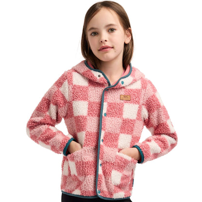 Peach Pink - Lifestyle - Trespass Childrens-Kids Haryll AT300 Fleece Jacket