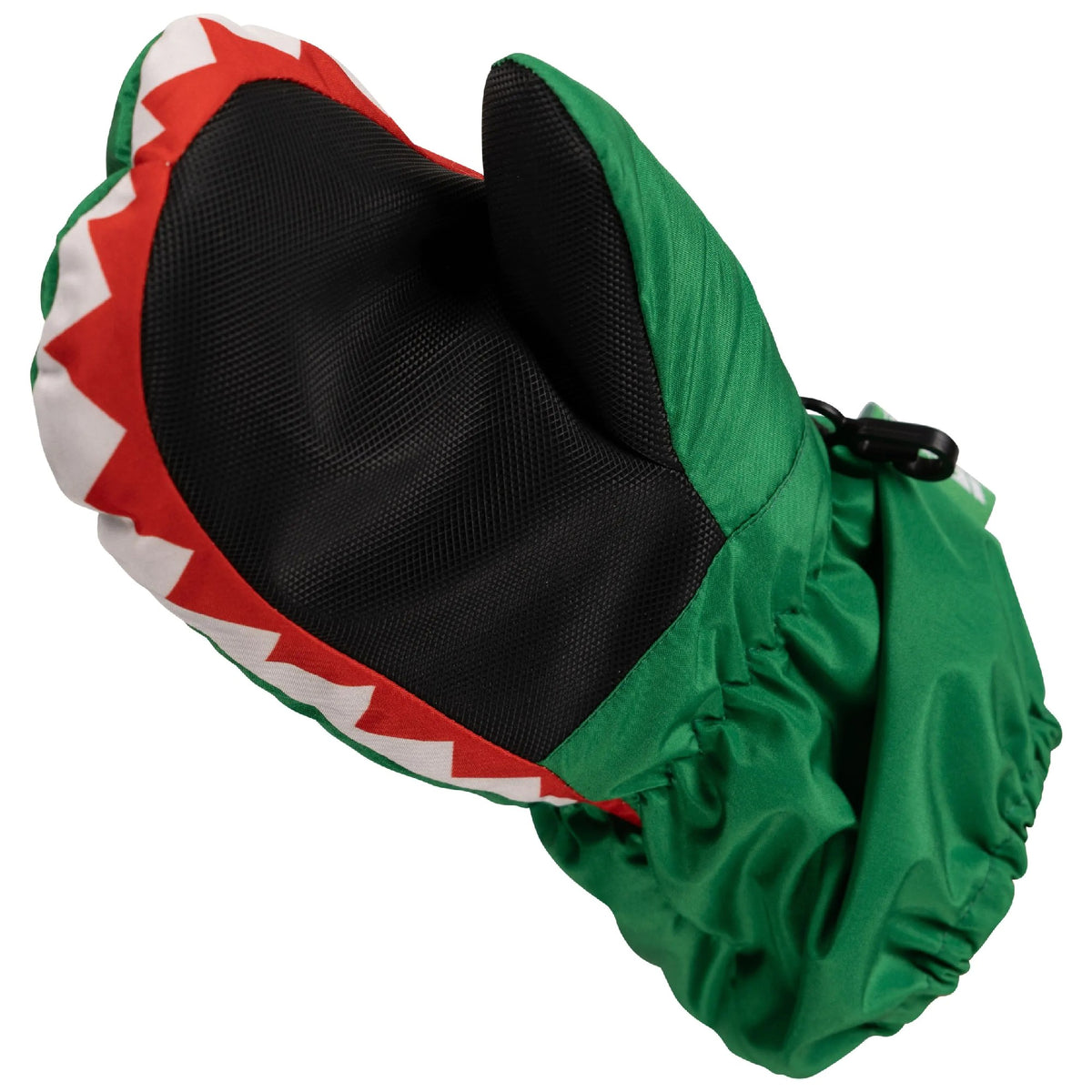 Clover - Side - Trespass Boys Playful Dinosaur Ski Mittens