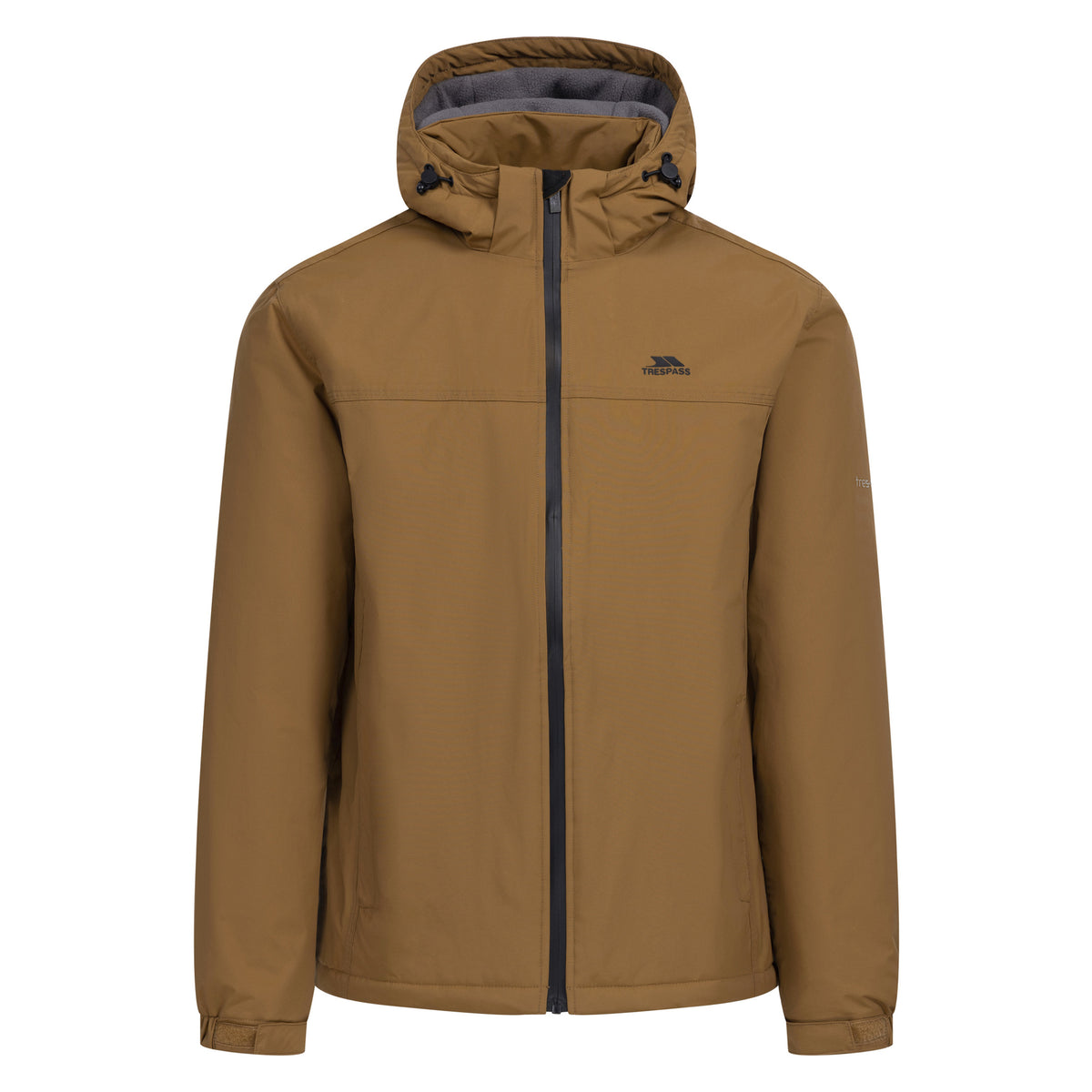 Light Brown - Front - Trespass Mens Macsween Waterproof Jacket