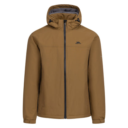 Light Brown - Front - Trespass Mens Macsween Waterproof Jacket