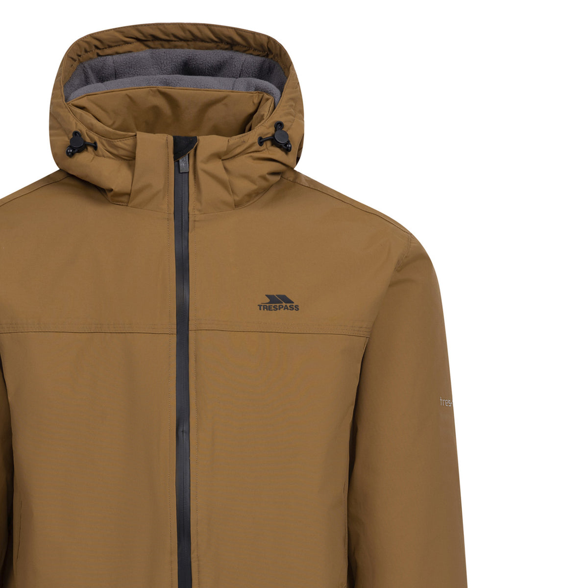 Light Brown - Side - Trespass Mens Macsween Waterproof Jacket