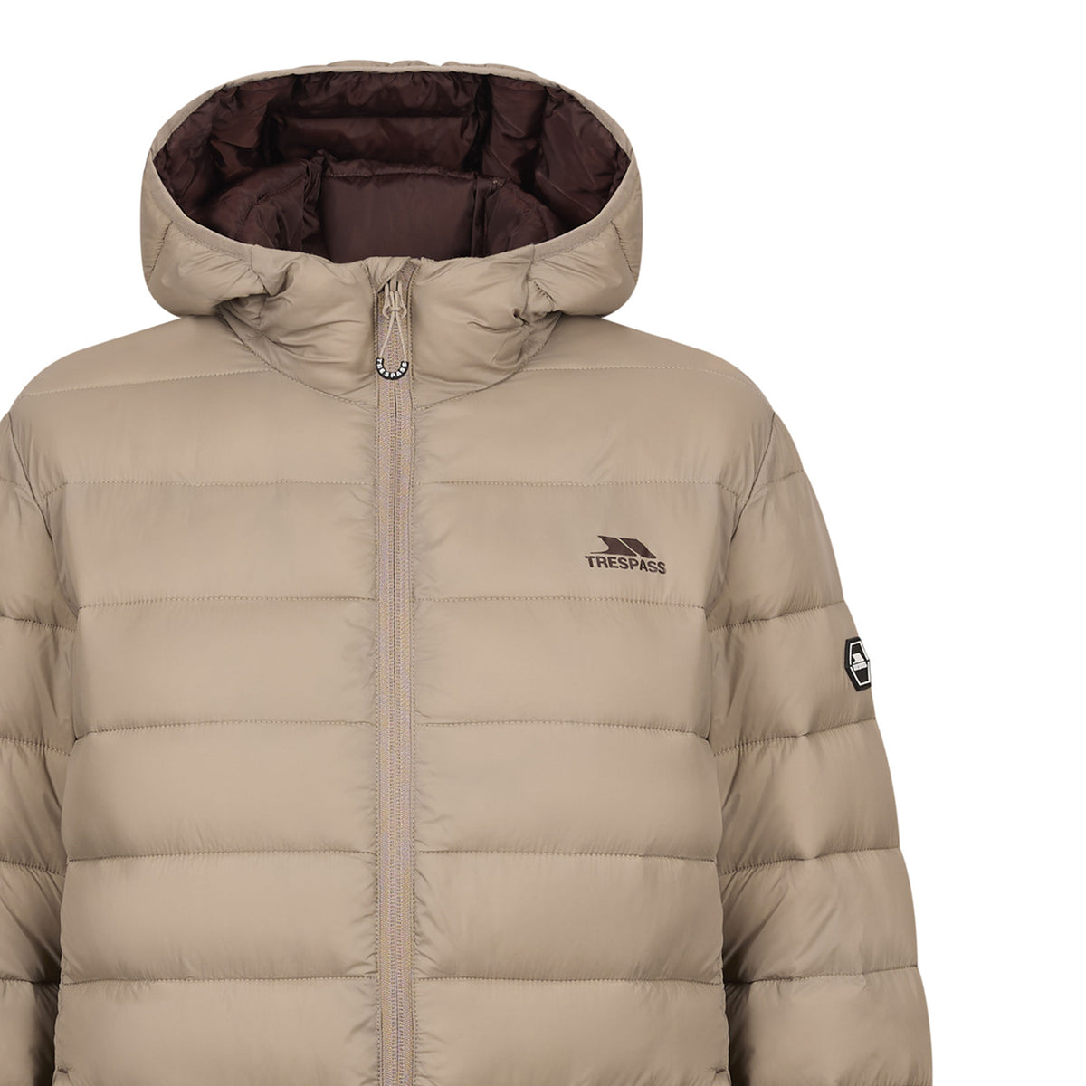 Sand - Side - Trespass Womens-Ladies Ayton Insulated Jacket