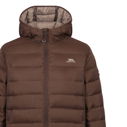 Dark Brown - Side - Trespass Womens-Ladies Ayton Insulated Jacket