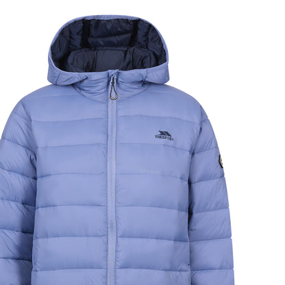 Dusty Blue - Side - Trespass Womens-Ladies Ayton Insulated Jacket