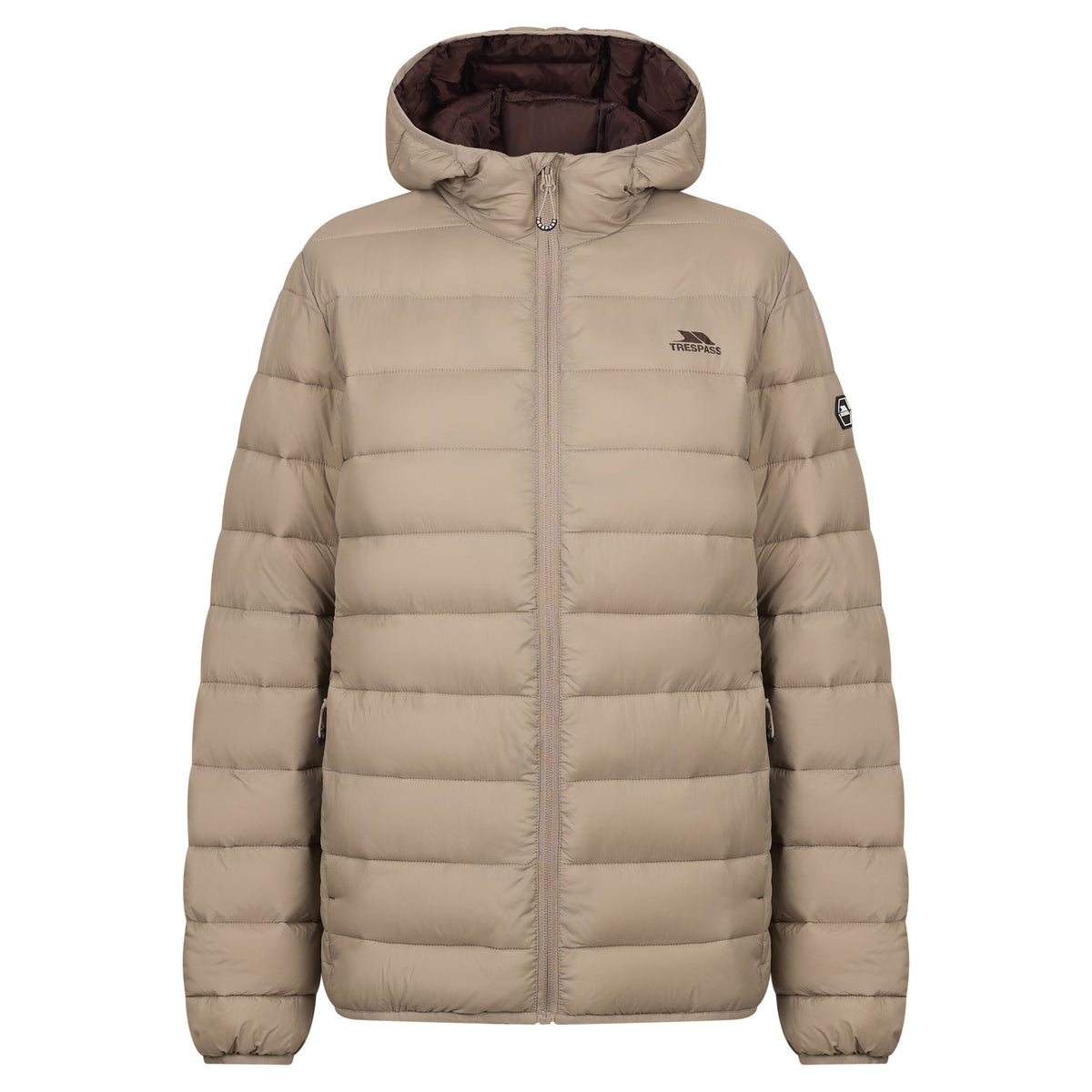 Sand - Front - Trespass Womens-Ladies Ayton Insulated Jacket