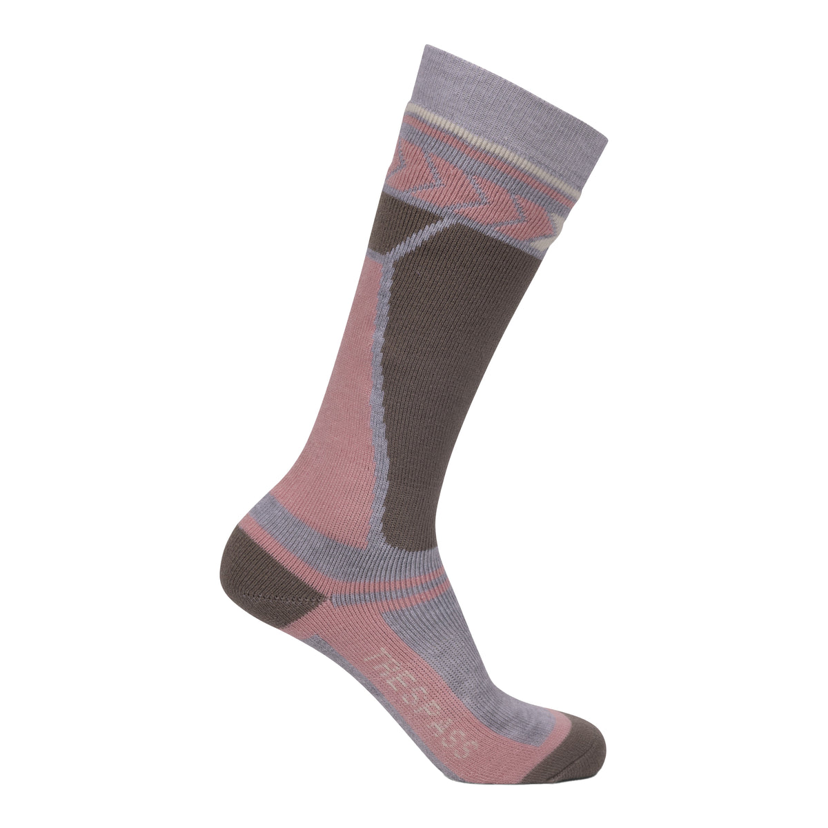 Pink-Wisteria - Lifestyle - Trespass Childrens-Kids Boreeze Ski Socks