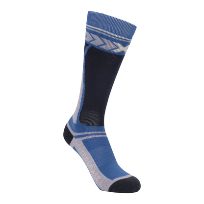 Blue-Navy - Front - Trespass Childrens-Kids Boreeze Ski Socks