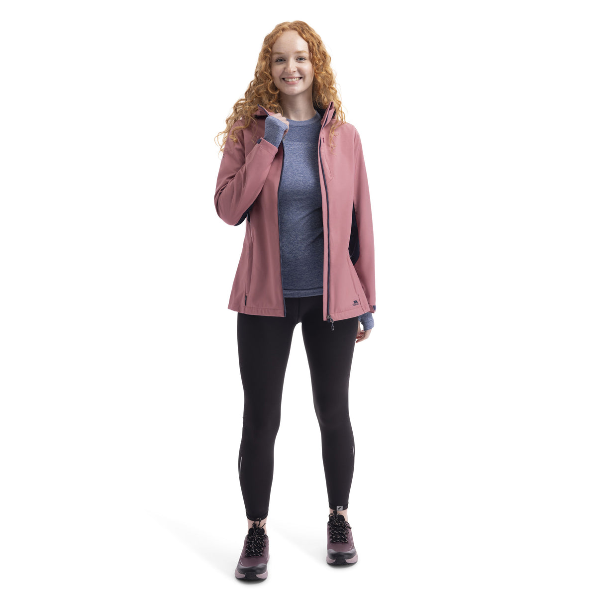 Rose Blush - Pack Shot - Trespass Womens-Ladies Yazmine Soft Shell Jacket
