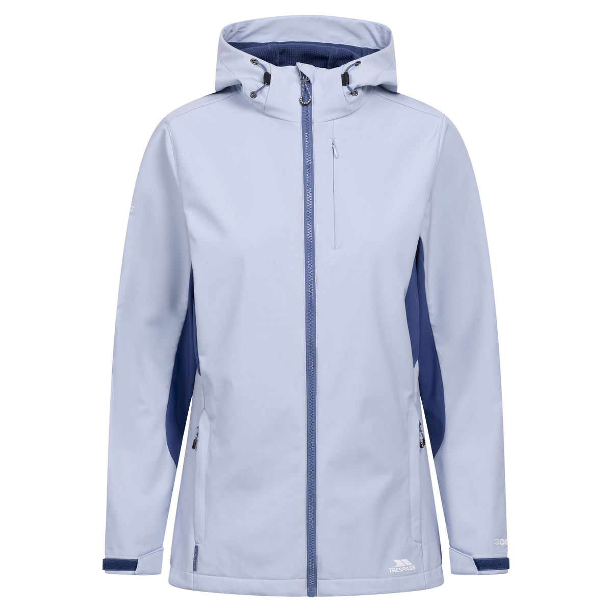 Blue Haze - Front - Trespass Womens-Ladies Yazmine Soft Shell Jacket