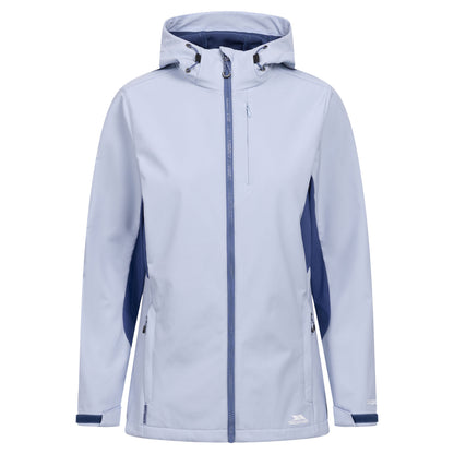 Blue Haze - Front - Trespass Womens-Ladies Yazmine Soft Shell Jacket