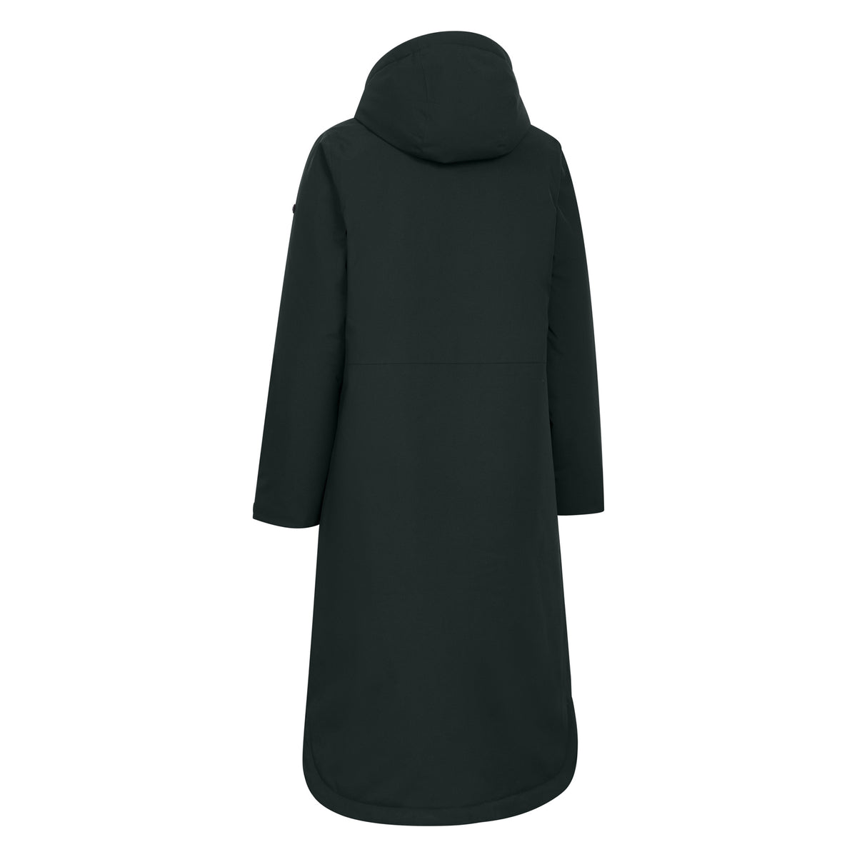 Dark Green - Back - Trespass Womens-Ladies Abby Longline Waterproof Jacket