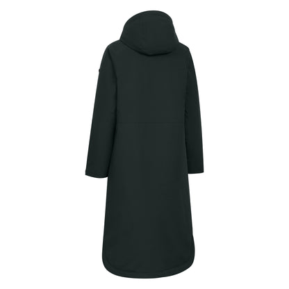 Dark Green - Back - Trespass Womens-Ladies Abby Longline Waterproof Jacket