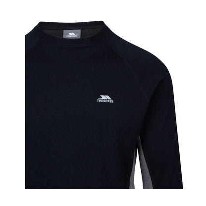 Black - Side - Trespass Unisex Adult Stevie Base Layer Top
