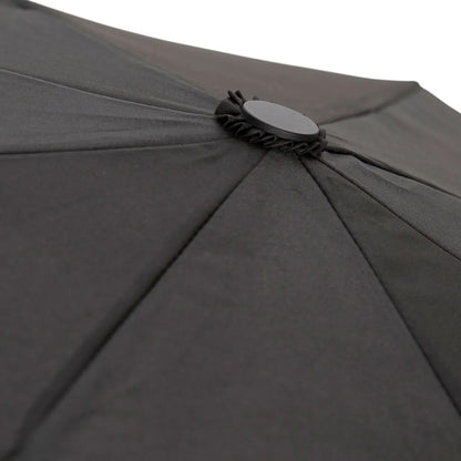 Black - Lifestyle - Trespass Stead Wind Resistant Folding Umbrella