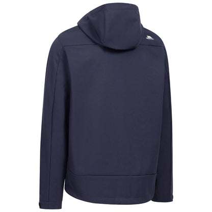 Dark Flint - Back - Trespass Mens Willsons Soft Shell Jacket