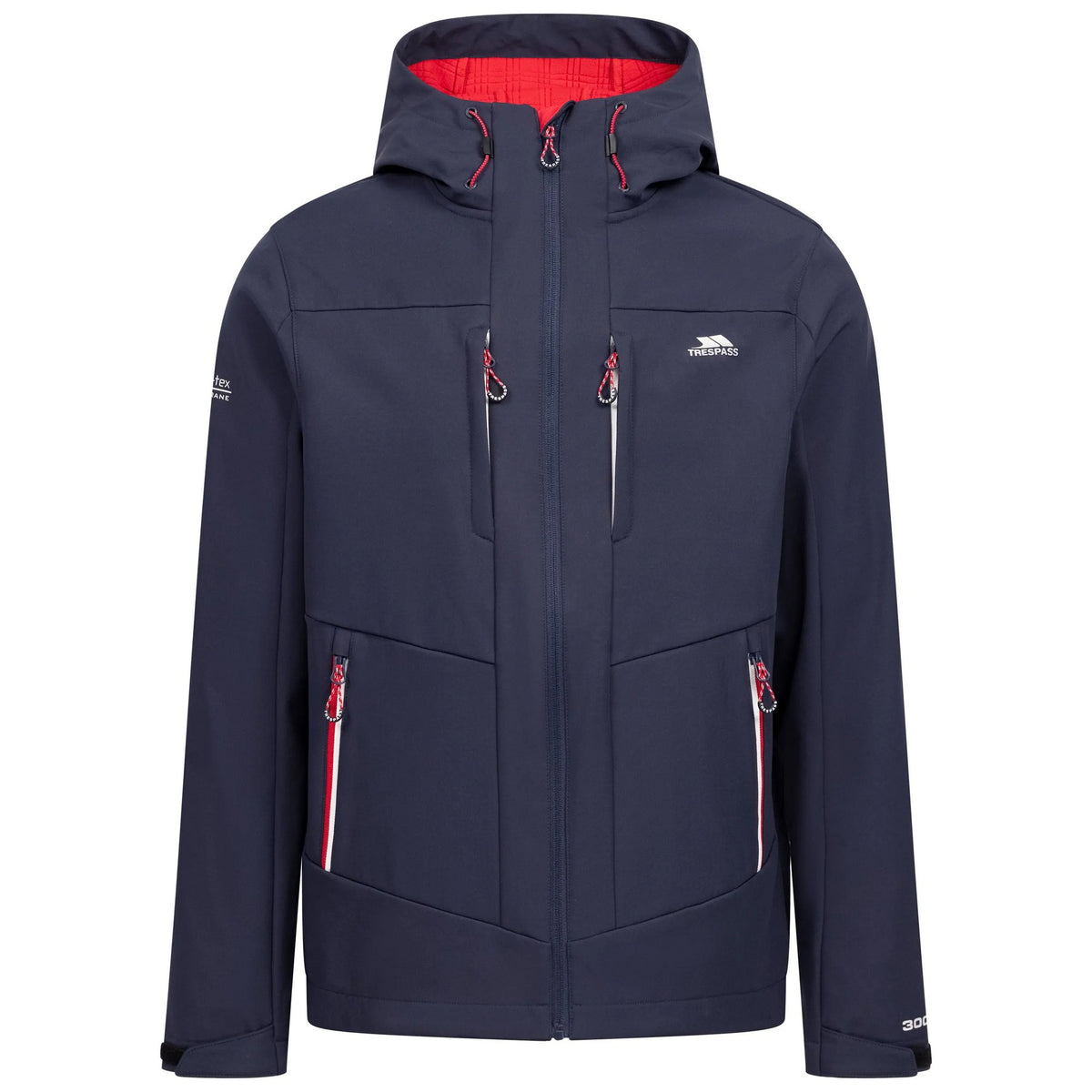 Dark Flint - Front - Trespass Mens Willsons Soft Shell Jacket