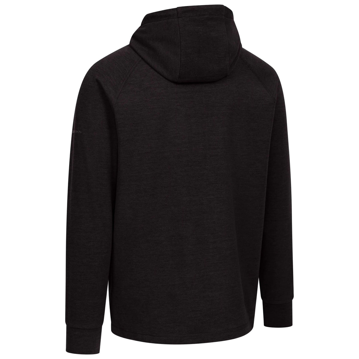 Black Marl - Back - Trespass Mens Rocky Active Full Zip Hoodie