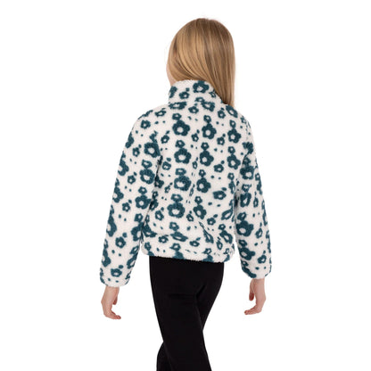 Greensea - Close up - Trespass Girls Adavale Fleece Jacket