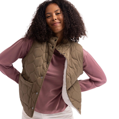 Light Khaki - Side - Trespass Womens-Ladies Edwina Gilet