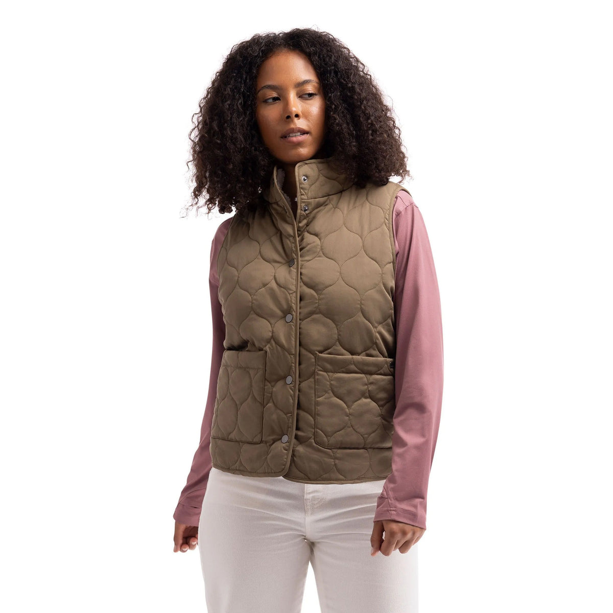 Light Khaki - Lifestyle - Trespass Womens-Ladies Edwina Gilet