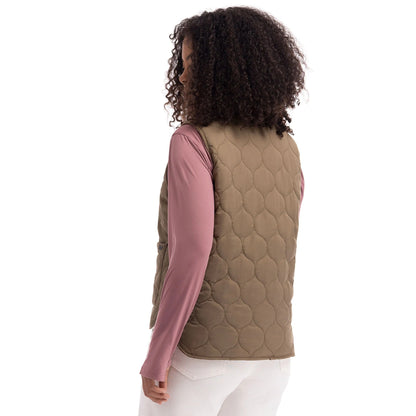 Light Khaki - Pack Shot - Trespass Womens-Ladies Edwina Gilet