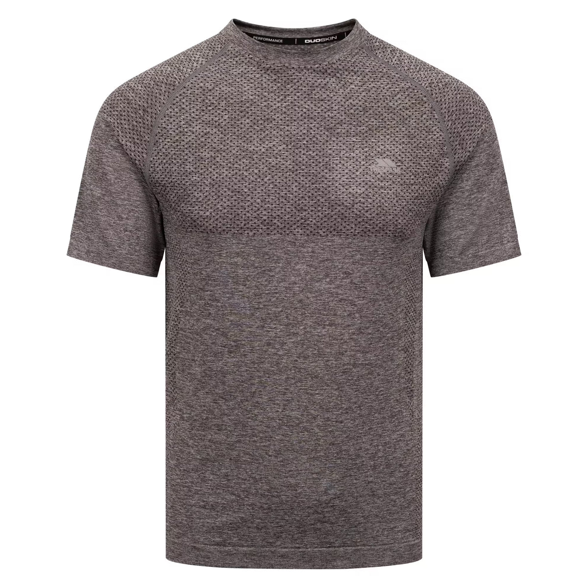 Storm Grey Marl - Front - Trespass Mens Troye Seamless Active Top