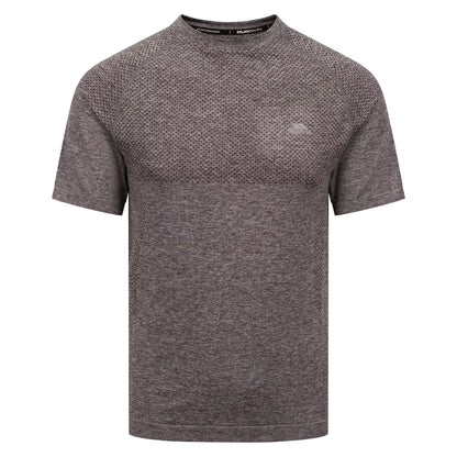 Storm Grey Marl - Front - Trespass Mens Troye Seamless Active Top