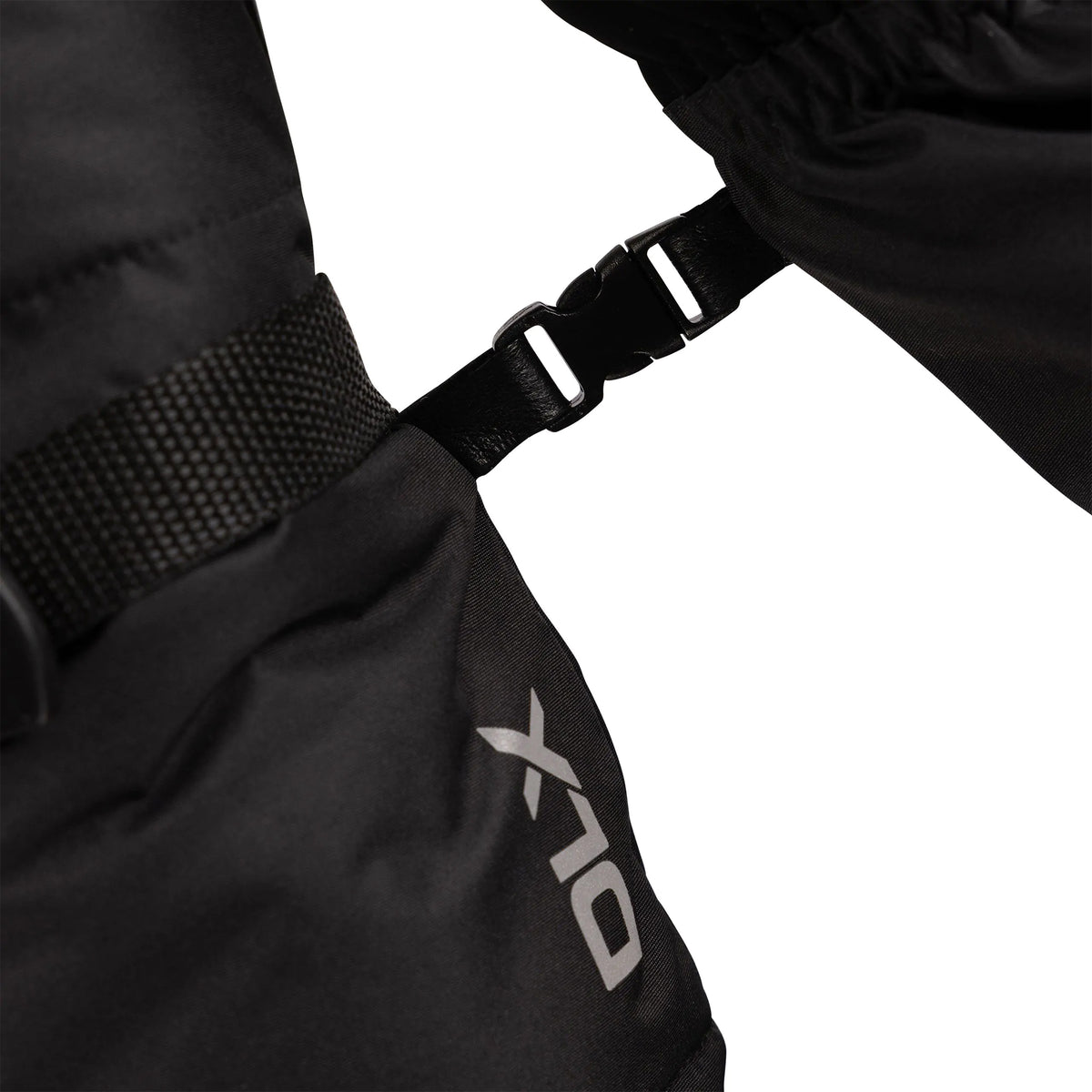 Black - Side - Trespass Unisex Adult Thoren DLX Goat Leather Ski Mittens