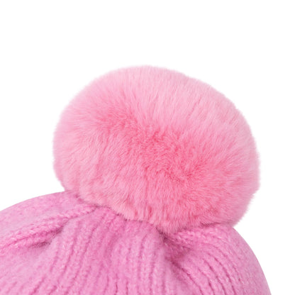 Light Pink - Lifestyle - Trespass Girls Magic Horn Fleece Lined Beanie