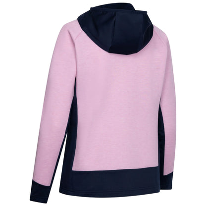 Carnation Marl - Back - Trespass Womens-Ladies Sophy Active Full Zip Hoodie