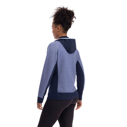 Indigo Tone Marl - Close up - Trespass Womens-Ladies Sophy Active Full Zip Hoodie