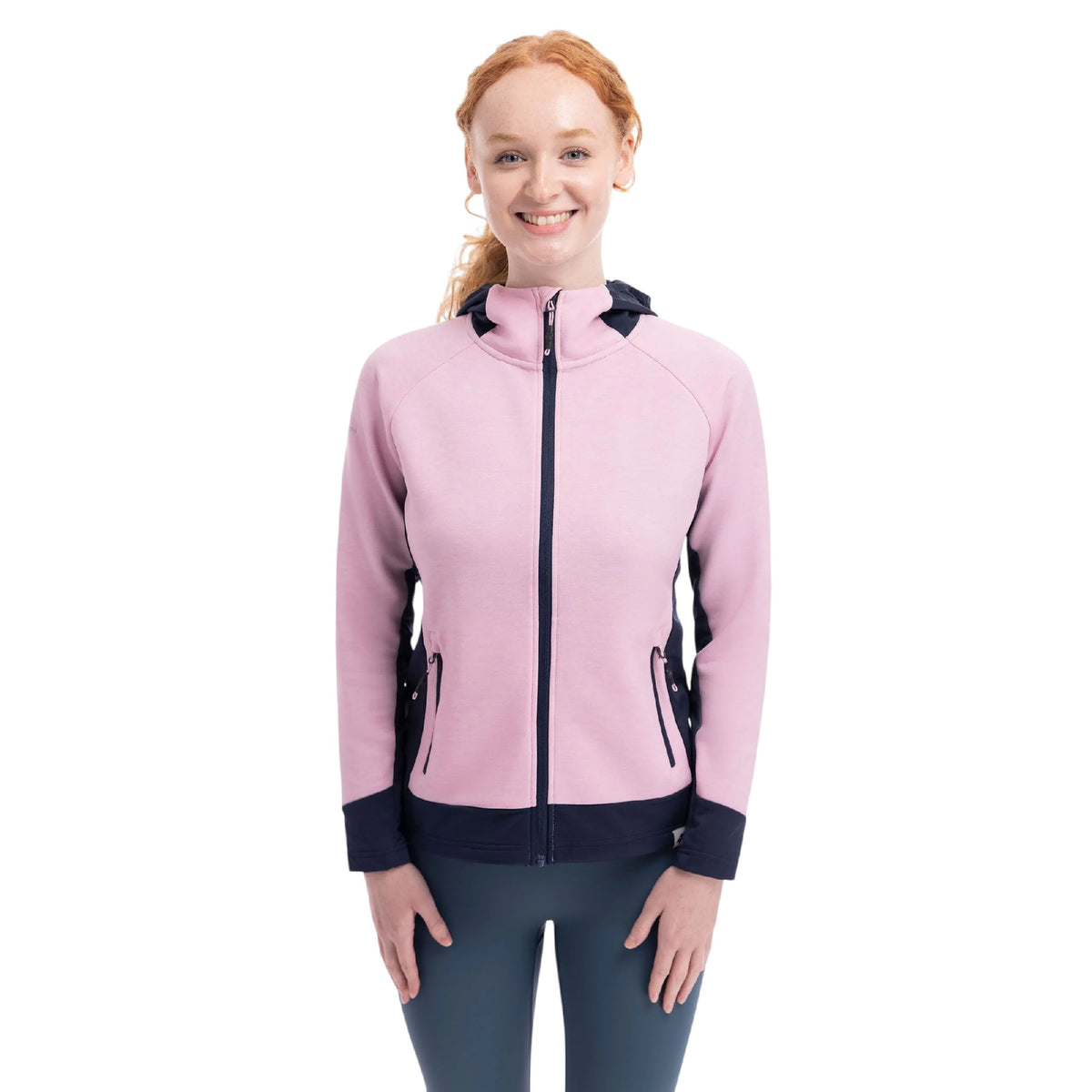 Carnation Marl - Lifestyle - Trespass Womens-Ladies Sophy Active Full Zip Hoodie