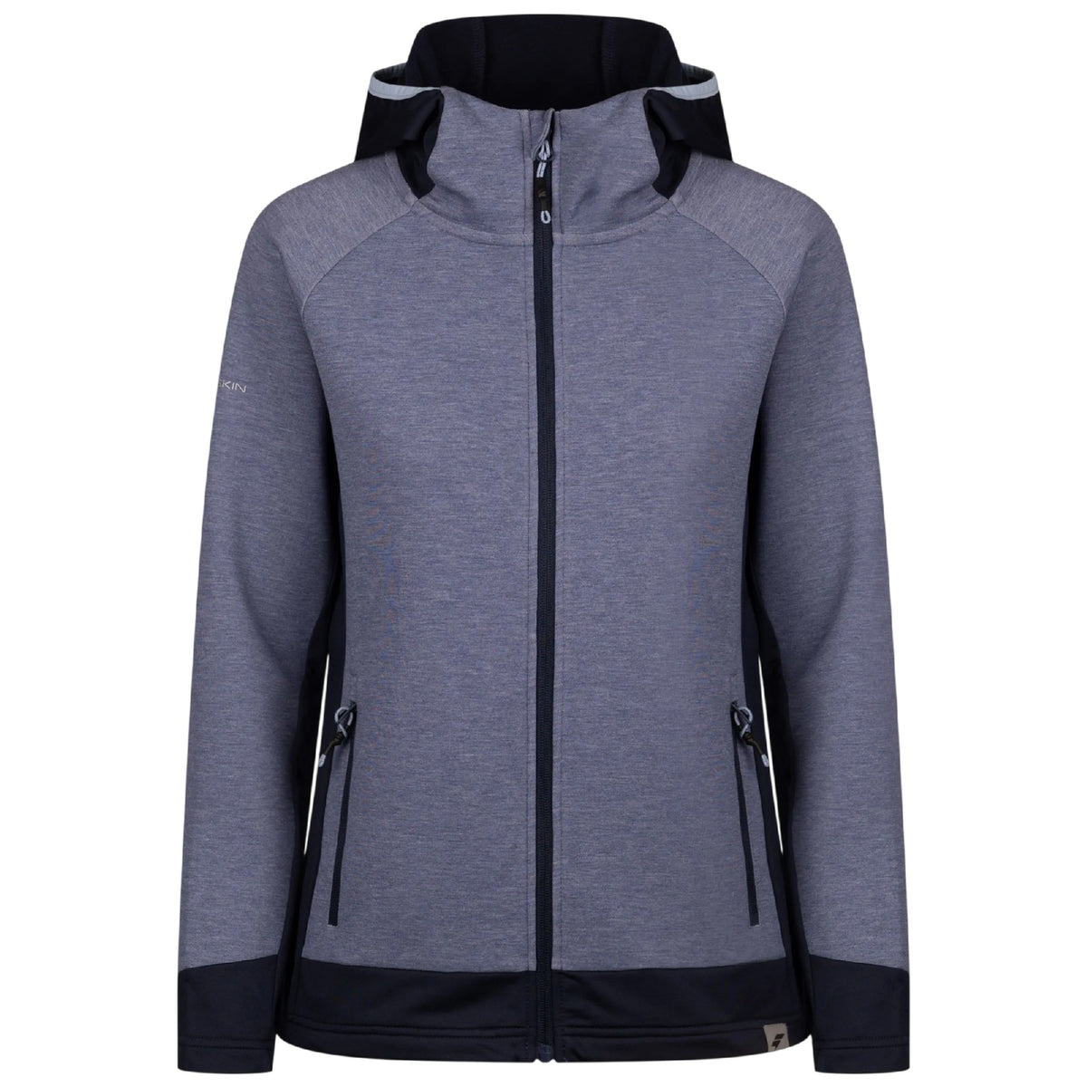 Indigo Tone Marl - Front - Trespass Womens-Ladies Sophy Active Full Zip Hoodie