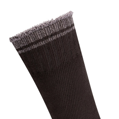Charcoal - Lifestyle - Trespass Unisex Adult Brady Bamboo DLX Trekking Crew Socks