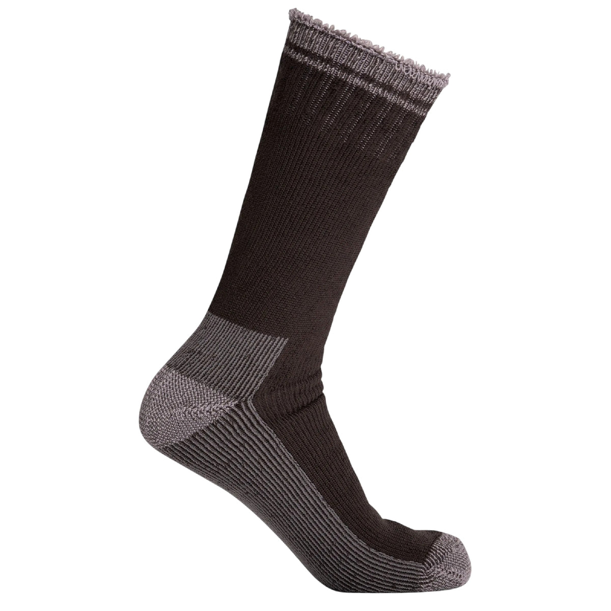 Charcoal - Front - Trespass Unisex Adult Brady Bamboo DLX Trekking Crew Socks