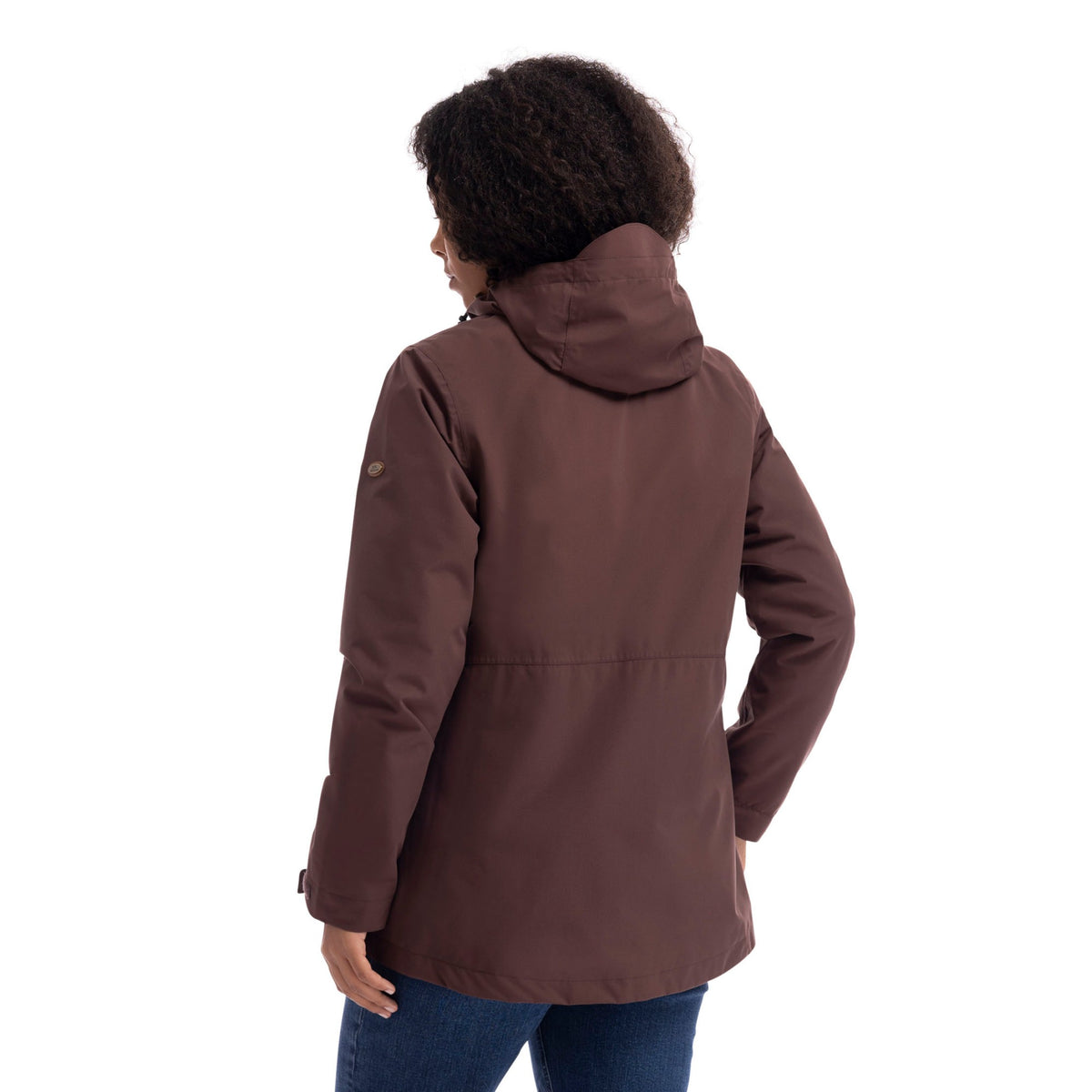 Mocha - Lifestyle - Trespass Womens-Ladies Kamila 3 in 1 Waterproof Jacket