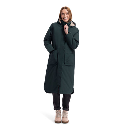 Dark Green - Lifestyle - Trespass Womens-Ladies Kamila 3 in 1 Waterproof Jacket