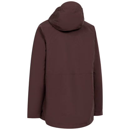 Mocha - Back - Trespass Womens-Ladies Kamila 3 in 1 Waterproof Jacket