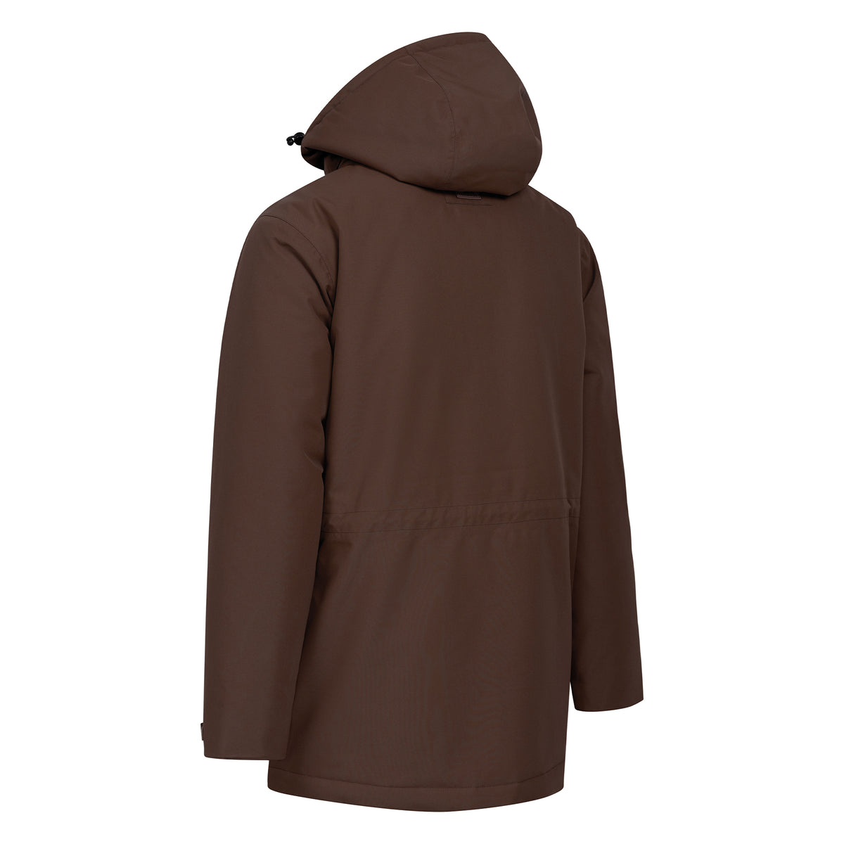 Dark Brown - Back - Trespass Mens Skerry Waterproof Jacket