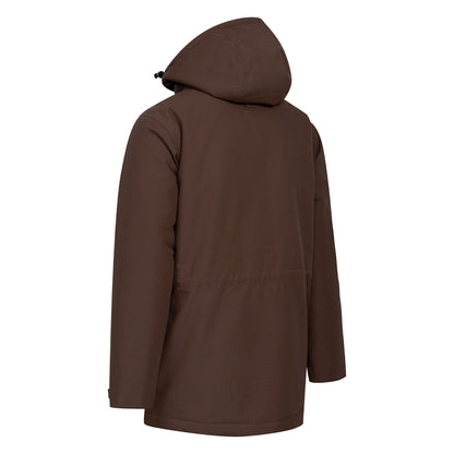 Dark Brown - Back - Trespass Mens Skerry Waterproof Jacket