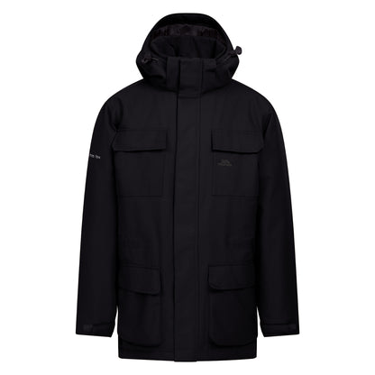Black - Front - Trespass Mens Skerry Waterproof Jacket