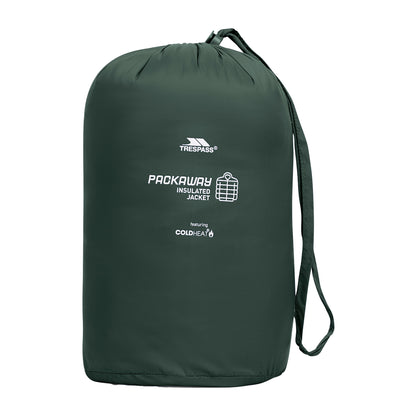 Dark Green - Side - Trespass Mens Rayton Lightweight Insulated Jacket