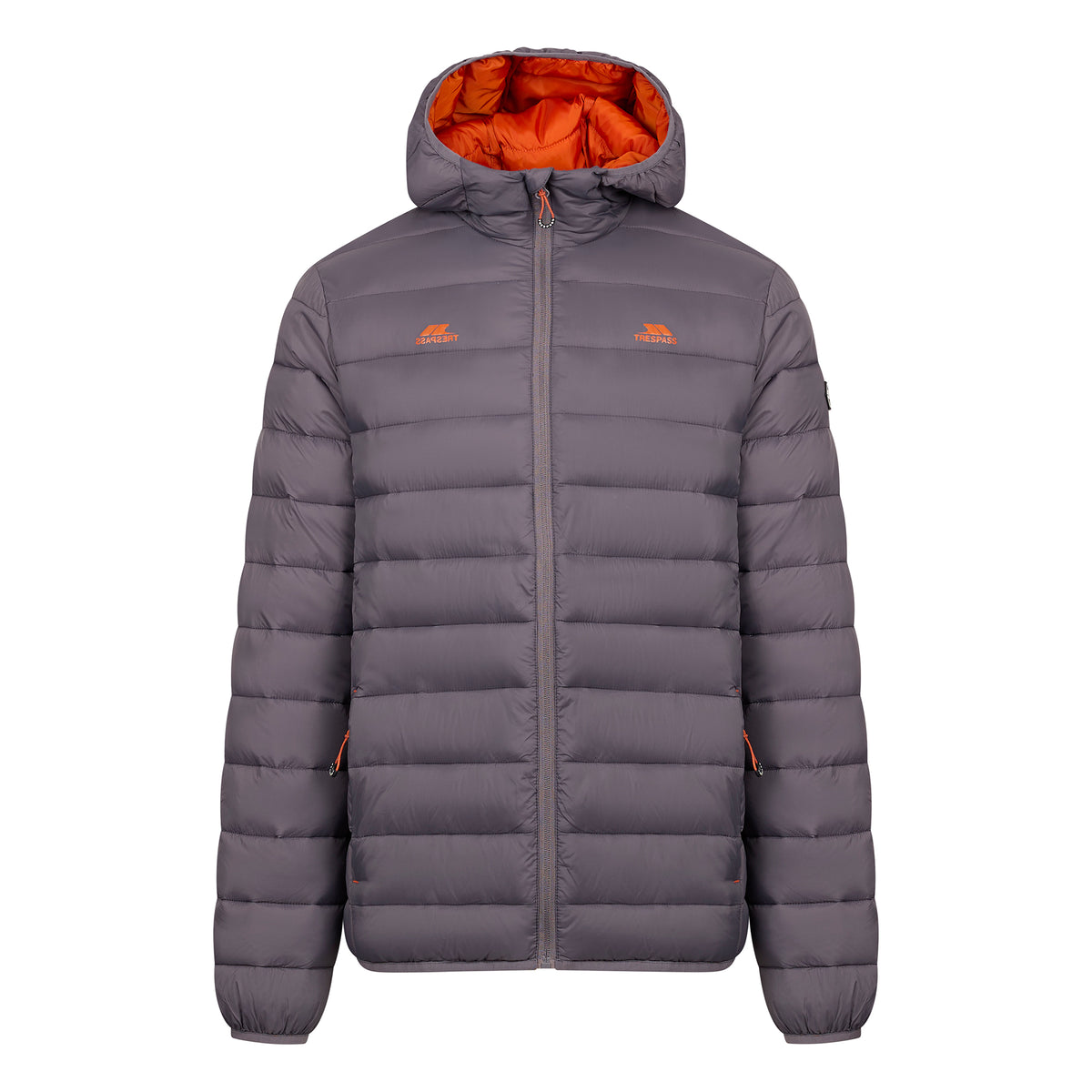 Mid Grey - Front - Trespass Mens Rayton Lightweight Insulated Jacket