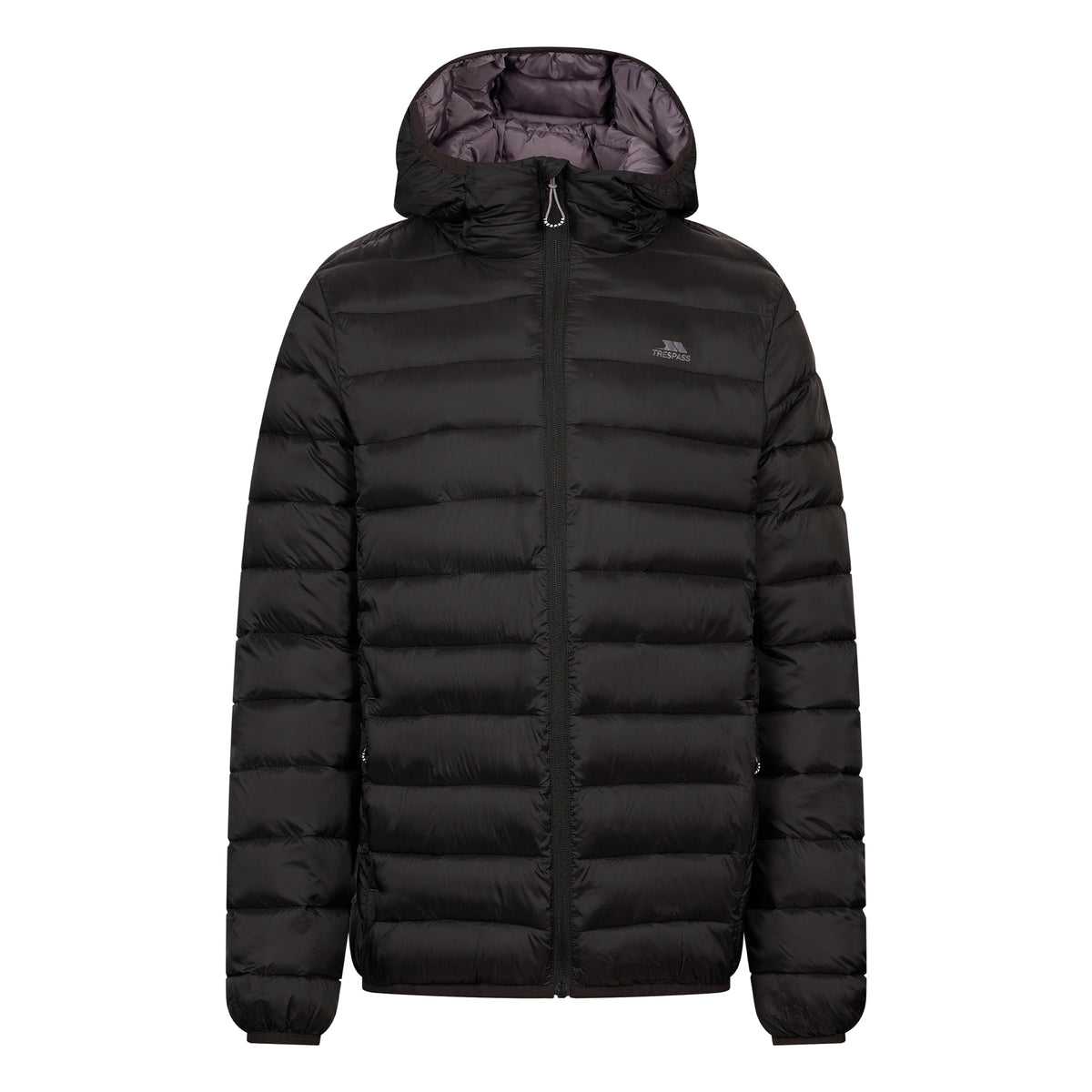 Black - Front - Trespass Mens Rayton Lightweight Insulated Jacket