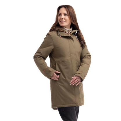 Light Khaki - Lifestyle - Trespass Womens-Ladies Melissa Padded Waterproof Jacket