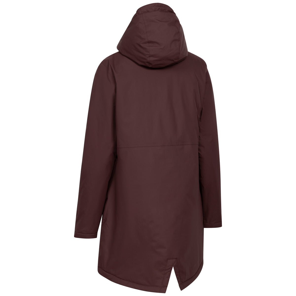Mocha - Back - Trespass Womens-Ladies Melissa Padded Waterproof Jacket