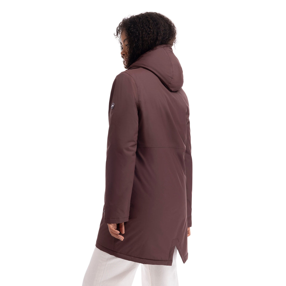 Mocha - Lifestyle - Trespass Womens-Ladies Melissa Padded Waterproof Jacket